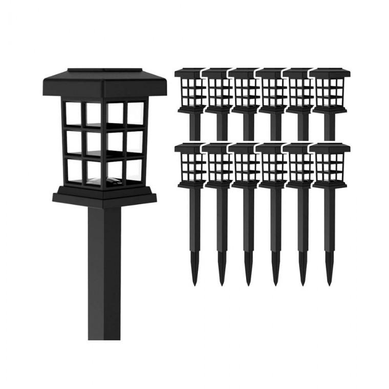 사각격자형 태양광 정원등 LED 조명 인테리어 야외조명 무드등 가정 카페 펜션
