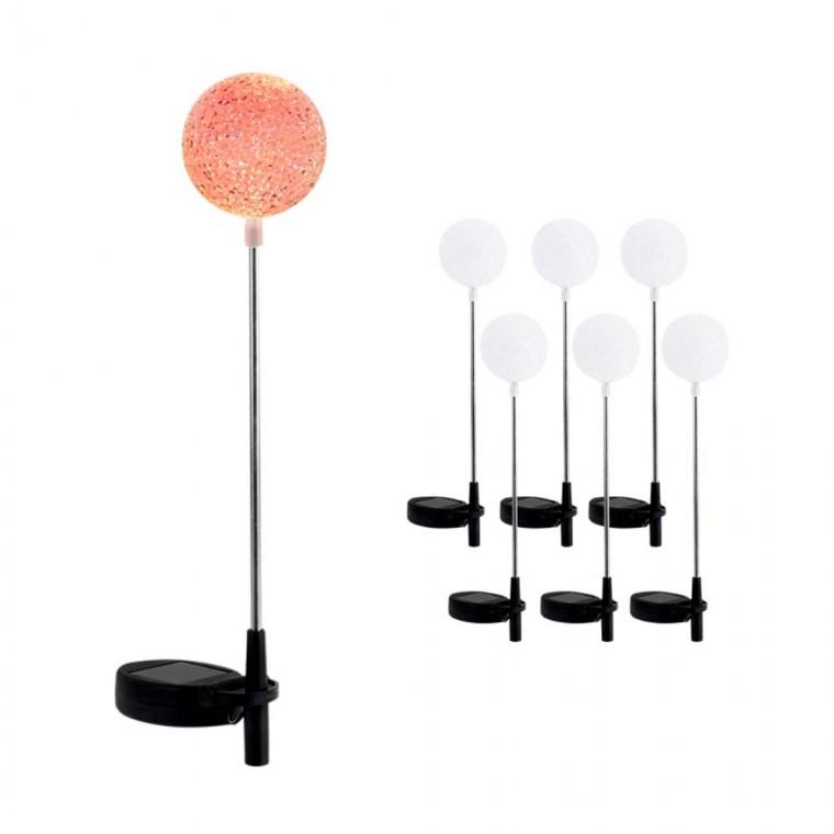 화이트 스노우볼 태양광 LED 정원등 조명 인테리어 야외조명 무드등 레스토랑 카페 펜션