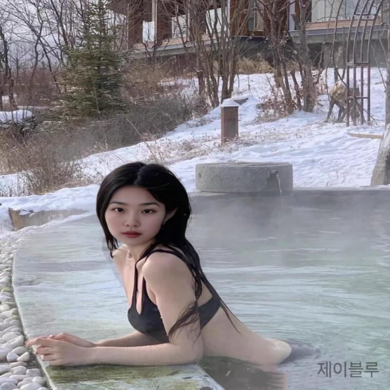제이블루 인기 수영복 비치웨어 체형커버수영복 비키니 블랙