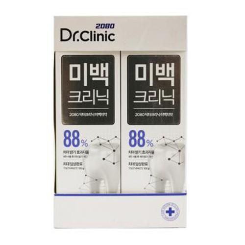 2080 닥터크리닉 미백 120g 2입