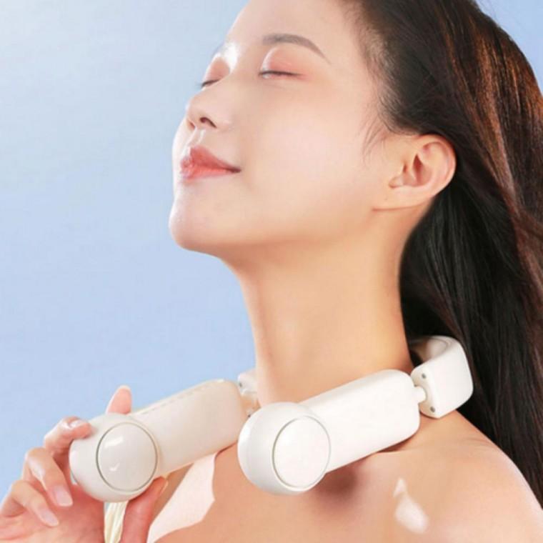 선풍기 밴드 넥 아이스 폴딩 휴대용 야외 스포츠 농사