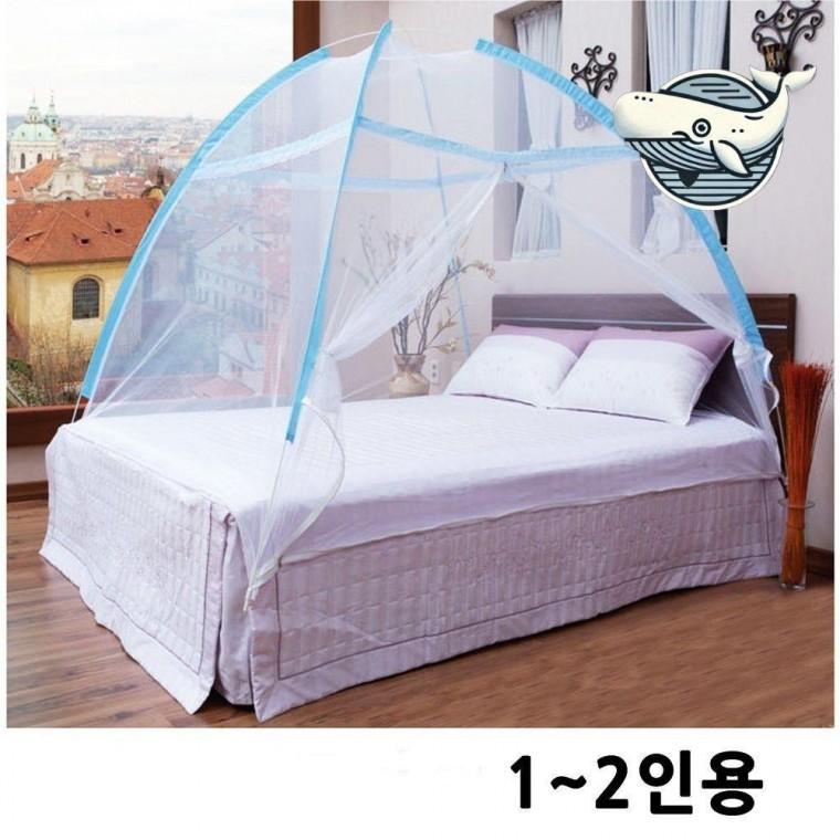 간편한 원터치 모기장 침대용 실내용 침대모기장