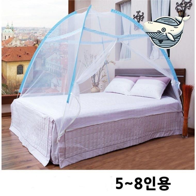대형 원터치 침대 모기장 캠핑 멀티망 모기퇴치