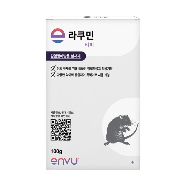 바이엘 라쿠민 티피 100g 쥐약