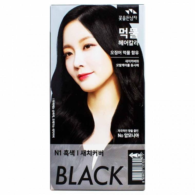 꽃을든남자 먹물헤어칼라크림 N1 흑색