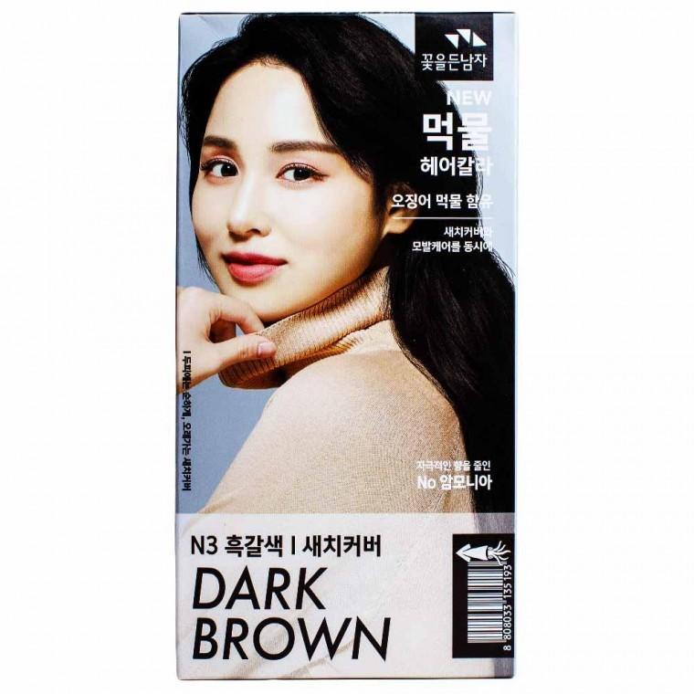 꽃을든남자 먹물헤어칼라크림 N3 흑갈색