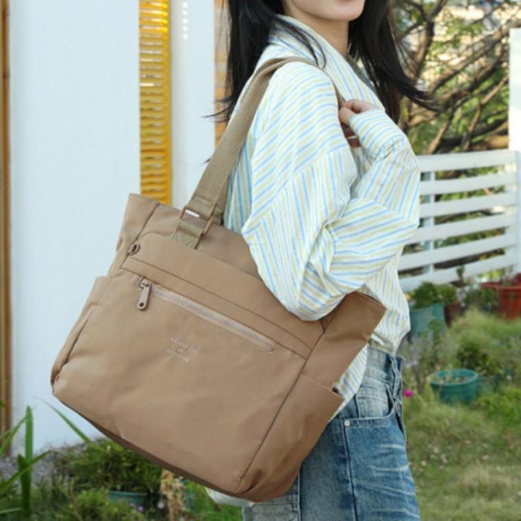 데일리 여성 캐주얼 토트백 숄더백 포켓 여행용 가방