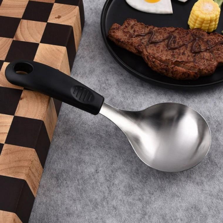 서빙스푼 국자 미니 스텐 요리 식당 블랙 걸이