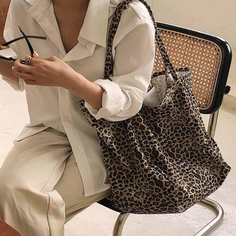 쇼퍼백 호피 빅백 에코백 에코백 쇼퍼백 빅백 가방 여성