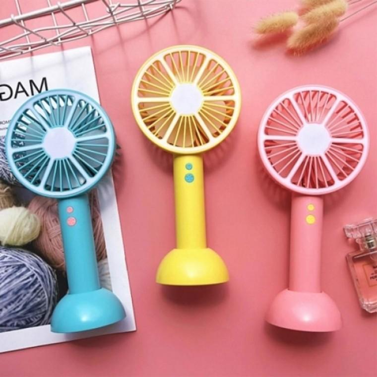 레몬 LED 탁상겸용 USB 선풍기 핸드 휴대용 여름