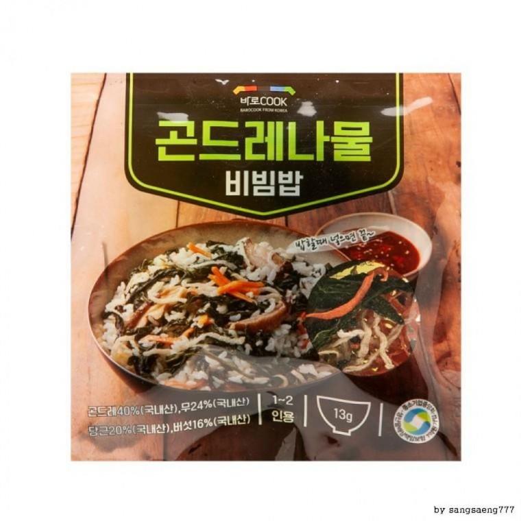 우리 들녁 곤드레 나물 비빔밥 13g(1-2 인용)