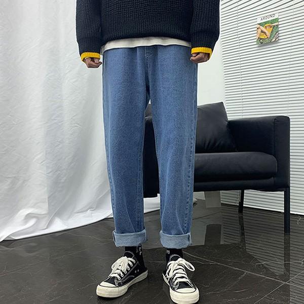 남성 중청 밴딩 여름 데님 팬츠 청바지 IS-DNP12