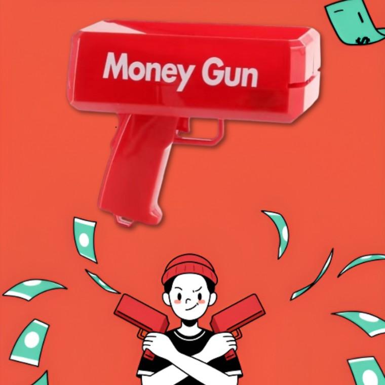 머니건 돈다발 생일 용돈박스 파티용품 돈쏘는총 용돈건 돈다발총 캐쉬건 현금총 돈뿌리기