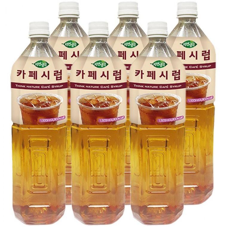 카페 시럽 1.5L x 6개