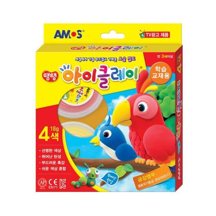 레이 레이 클레이 점토 4색세트 18g 탱탱