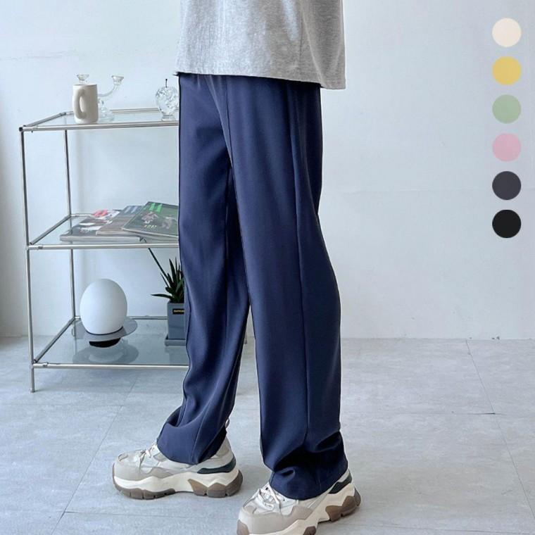 다양한 캐주얼 남성 바지 색상 패션 데일리