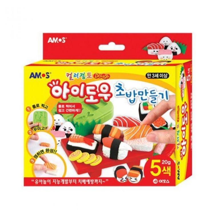 아이도우 미니어쳐 5색세트 만들기 20g 컬러점토 초밥