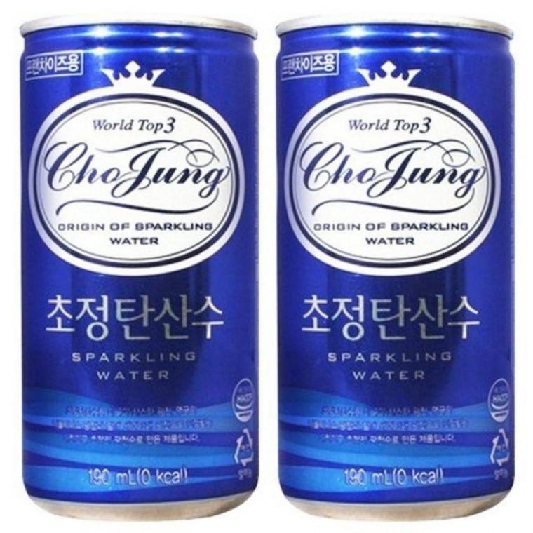 초정탄산수 플레인 190ml x 60캔 (30캔x2박스)