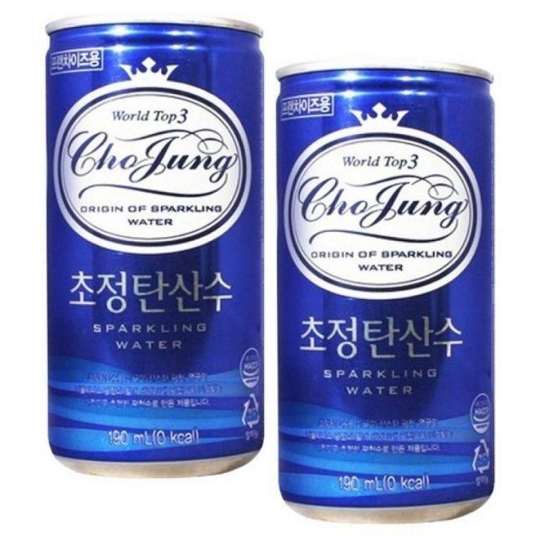 초정탄산수 플레인 190ml 60캔 (30캔x2박스)