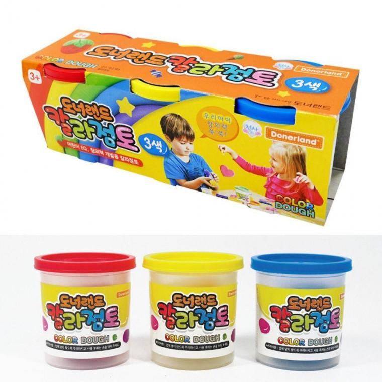 3색 공작놀이 칼라점토