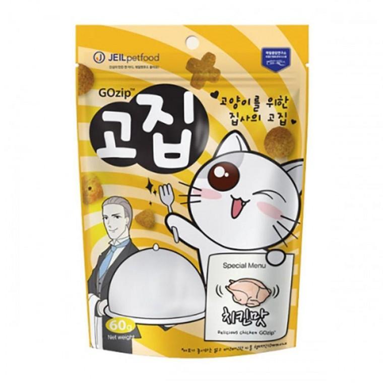 고양이 간식 냥냥 묶음 야옹이 맛 60gx12개 치킨
