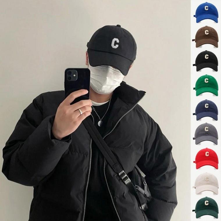 여성볼캡 남성볼캡 볼캡 여자 C로고 베이직 캐주얼 야구모자 컬러풀 남자