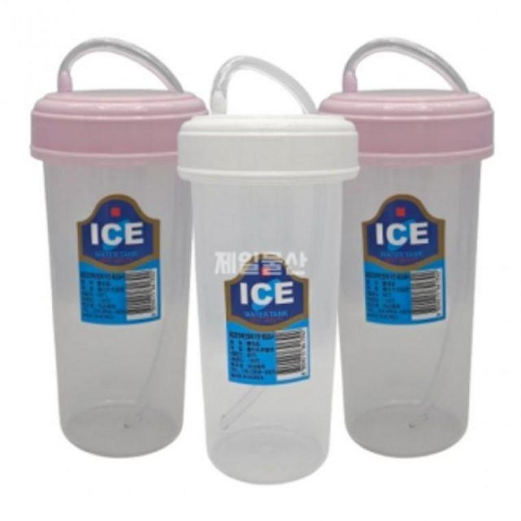 플라스틱 300ml 3개 편리한 다회용 빨대컵
