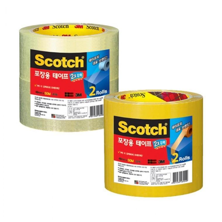 강력 3615R-2 스카치 2개입 3M 포장테이프 48mmx50m