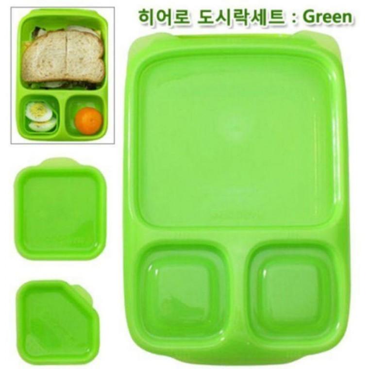 굿빈 도시락세트 그린 빈토