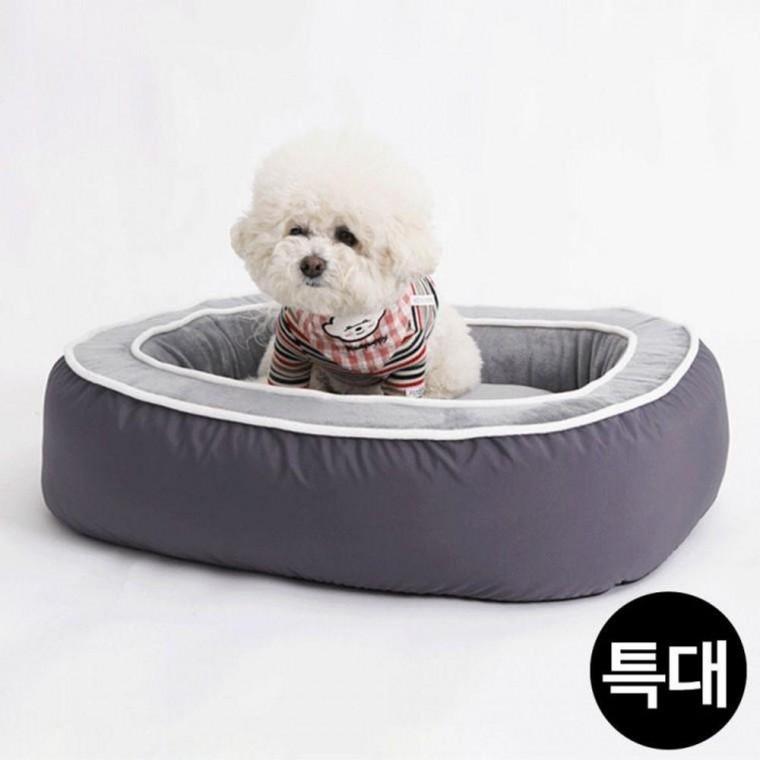 레드 방석 펫용품 매트 용품 애견 올리비아 (특대형)
