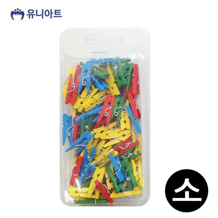 칼라 소 3000 나무집게 통