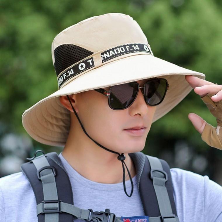 모자 낚시 등산 헬리콥터 베이지