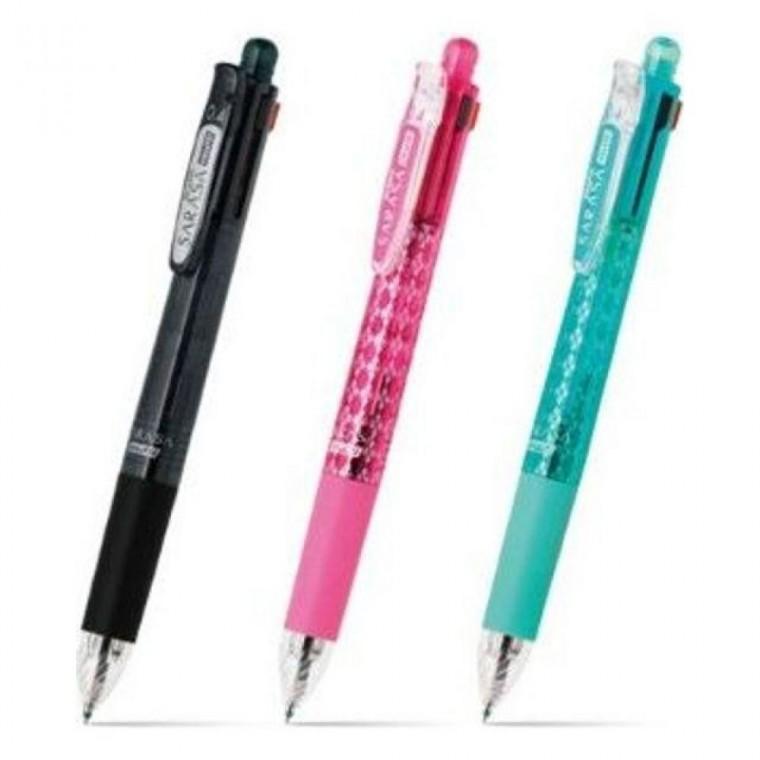 사라사 4+S 멀티펜 멀티 J4SAS11 0.4mm