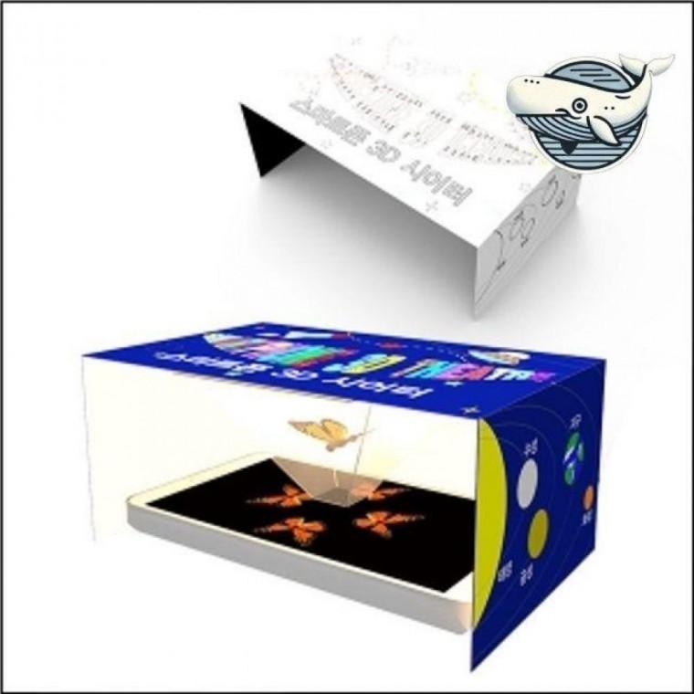 체험관 스마트폰 3D 홀로그램 개인용 연출