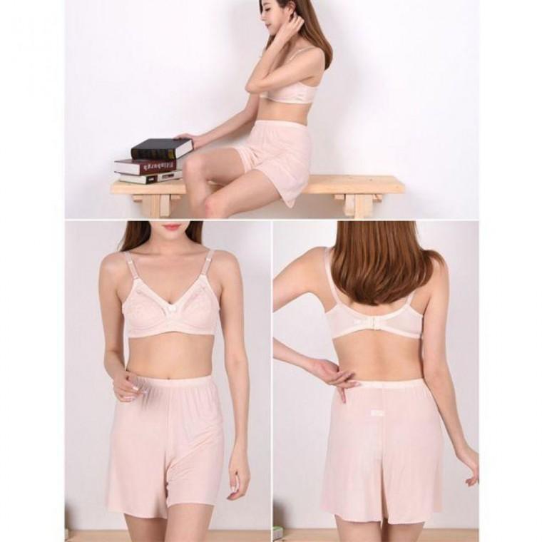 속바지 심플하고 여성 부드러운 인견