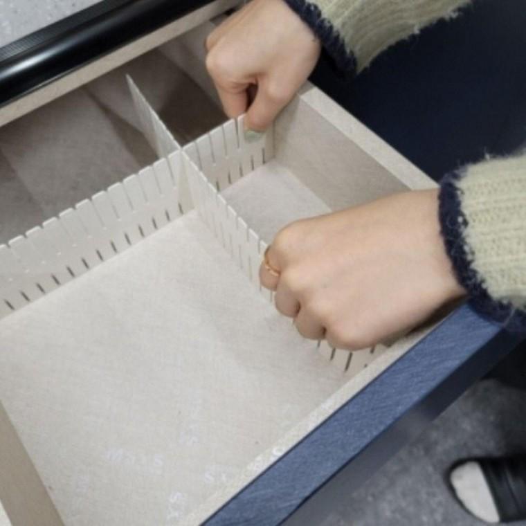 화이트 칸막이 잘라쓰는 중 깔끔한컷팅정리함 서랍장