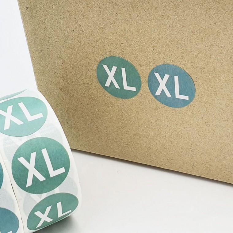 의류라벨 옷사이즈 사이즈 의류사이 옷라벨 스티커 xL