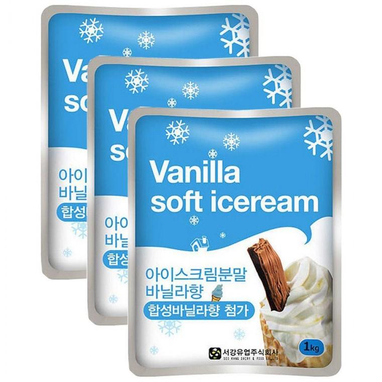 아이스크림 파우더 분말 바닐라향 1kgx3개