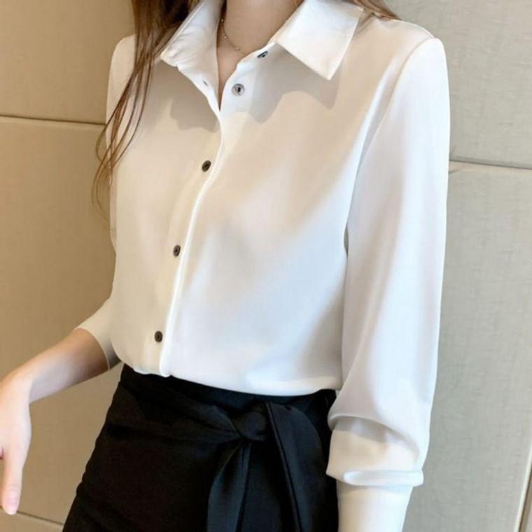 여자 정장 빅사이즈 여성의류 오피스 카라 남방