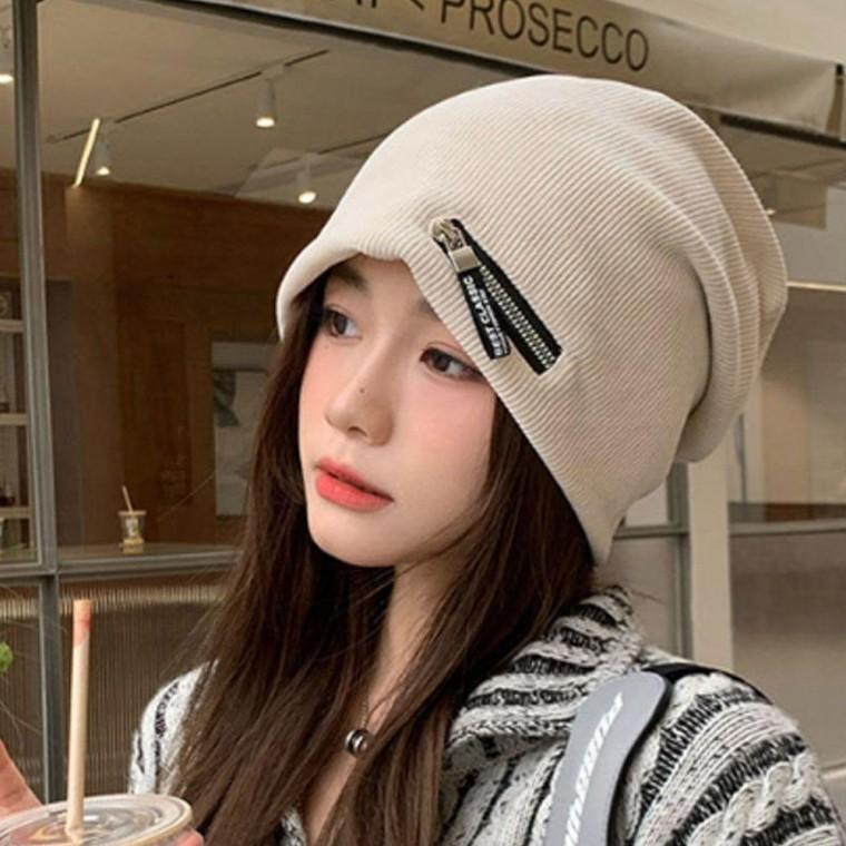 패션 여자 포인트 롱비니 코듀로이 신상 벙거지 모자