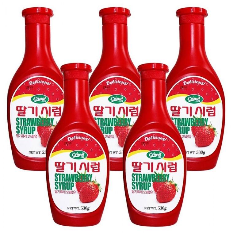 딸기시럽 530gx5개