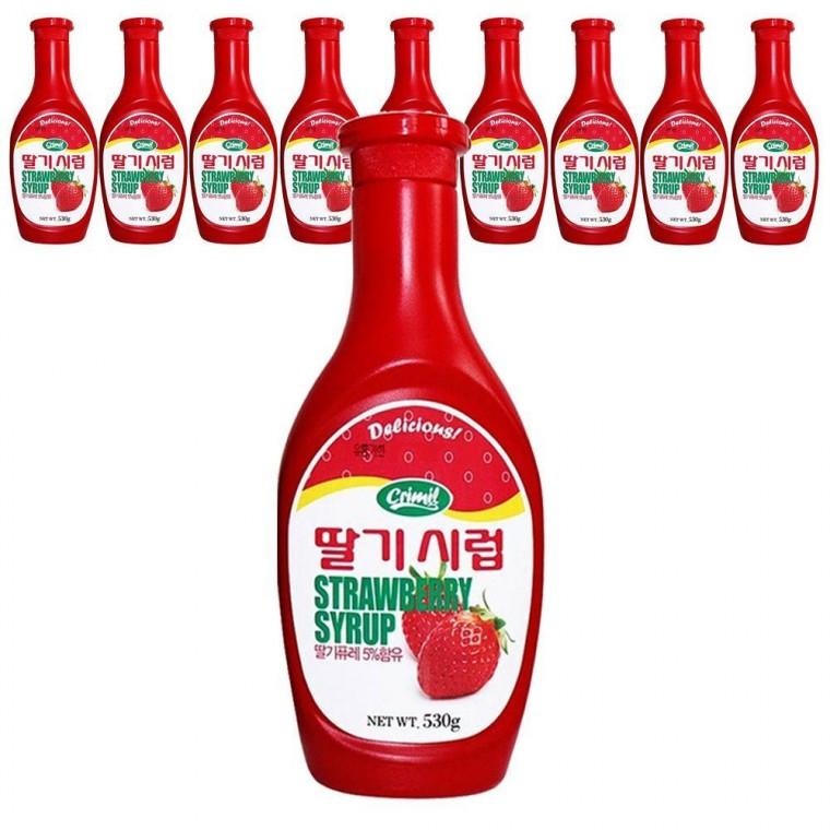 딸기시럽 530g x 10개입