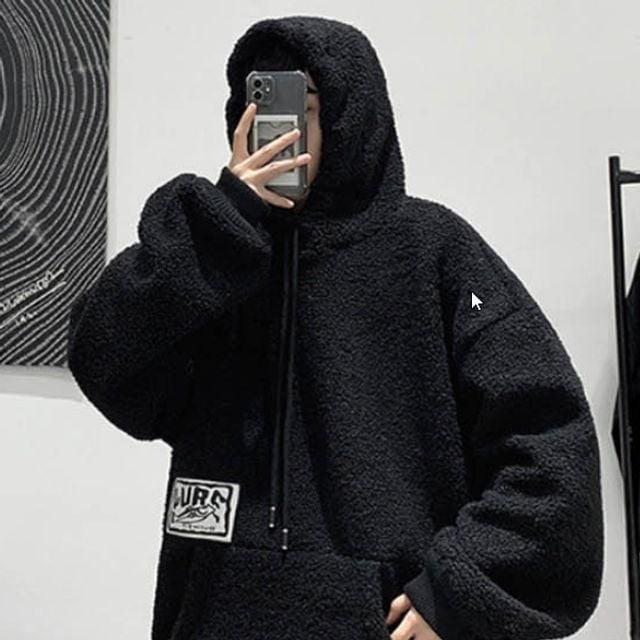 캐주얼 양털후드티 티셔츠 포근한후드티 앞포켓 캐주얼한후드티 부드러운