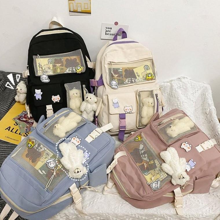 캐주얼백팩 노트북백팩 10대백팩 노트북 백팩 중학생 여성캐주얼백팩 여자