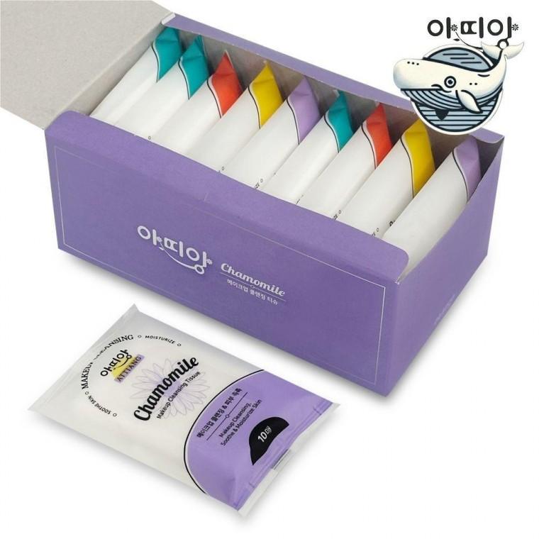 휴대용 클렌징 물티슈 아기 피부 청결 간편