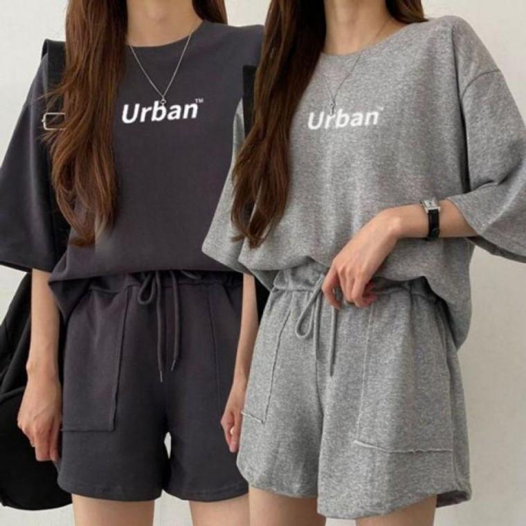 필수템 깔끔 여성 반바지 캐주얼 캐주얼 데일리 반팔