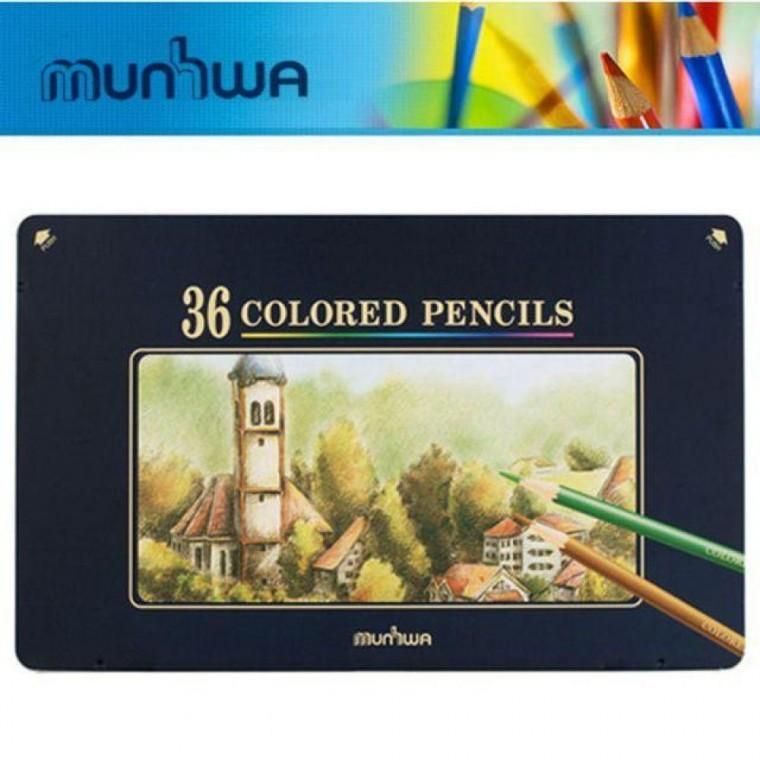 틴케이스 색연필 36색 문화