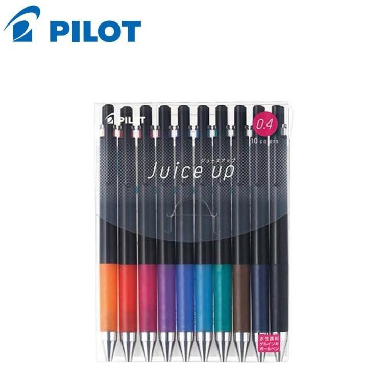 쥬스업 세트 10색 파이롯트 0.4 중성펜