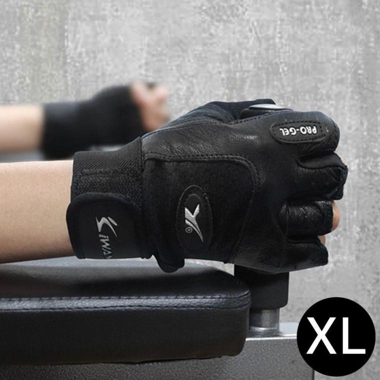 블랙 일반형 xL 가죽 헬스장갑