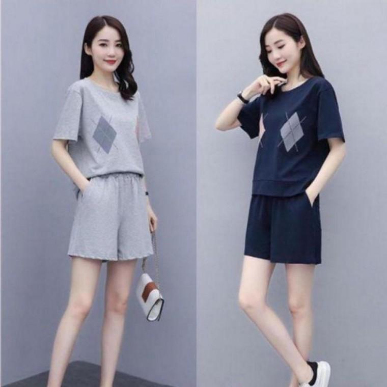 세트 코 반팔 외출룩 베이직 여자 여성 2컬러